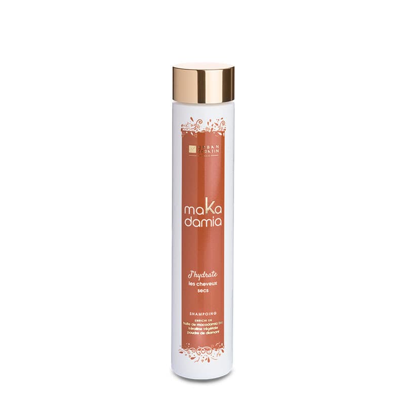 Shampoing cheveux secs J'hydrate Makadamia - Urban Keratin - Produit capillaire professionnel 250ml