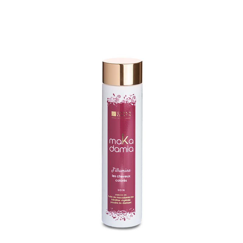 Soin cheveux colorés J'illumine Makadamia - Urban Keratin - Produit capillaire professionnel 200ml
