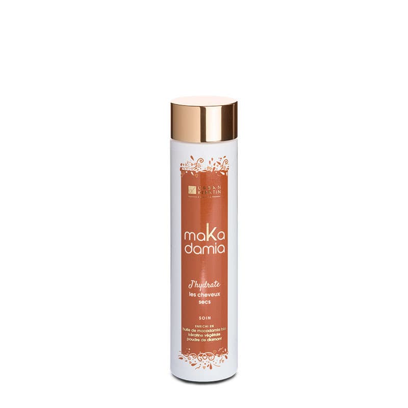Soin cheveux secs J'hydrate Makadamia - Urban Keratin - Produit capillaire professionnel 200ml