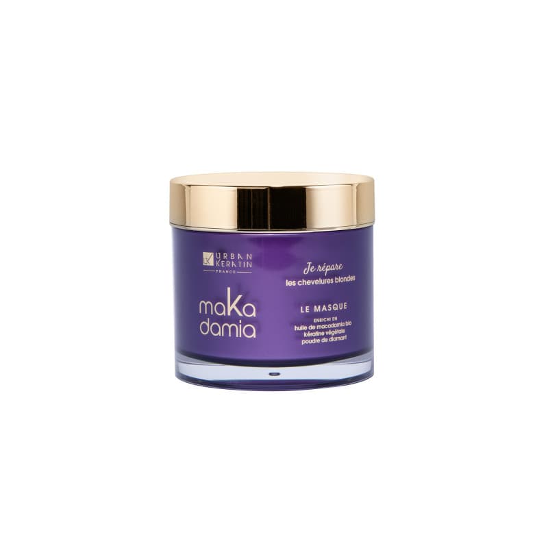 Masque profond Blonde K Makadamia - Urban Keratin - Produit capillaire professionnel 200ml