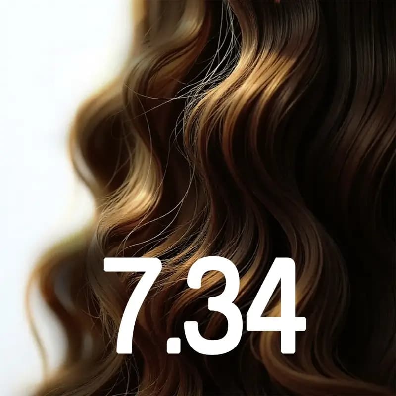 7.34 Gloss blond doré cuivré - Sweo - Produit capillaire professionnel 60ml